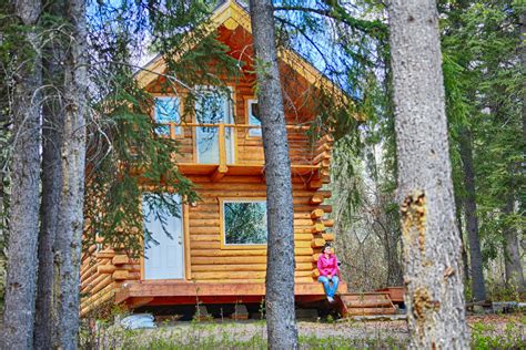 cozy alaskan log cabin fairbanks