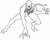Venom Spiderman Carnage Getdrawings Getcolorings Coloringme Menggambar sketch template