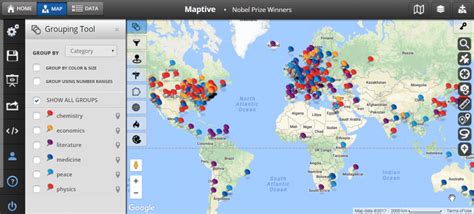 maptive  create  map  multiple locations zohal