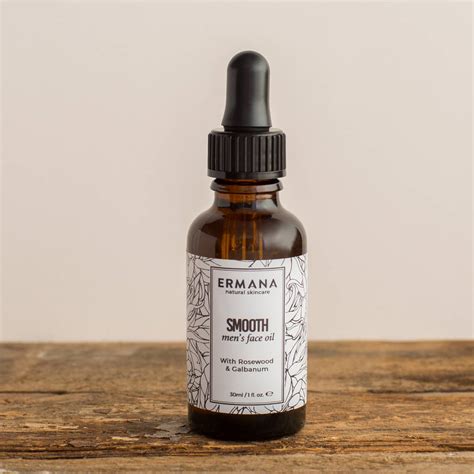 smooth men s face oil by ermana natural skincare