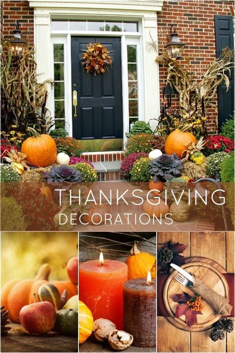 easy thanksgiving decorations   home