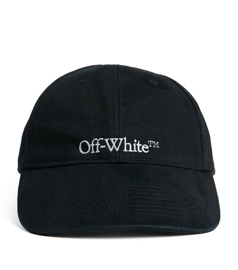 off white black bookish baseball cap harrods uk