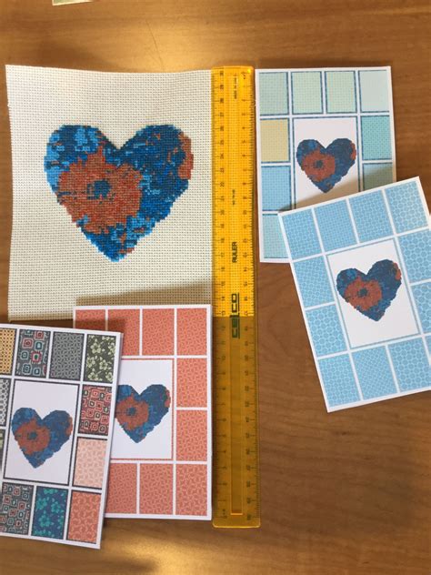 printable cards  pattern   etsy cross stitch