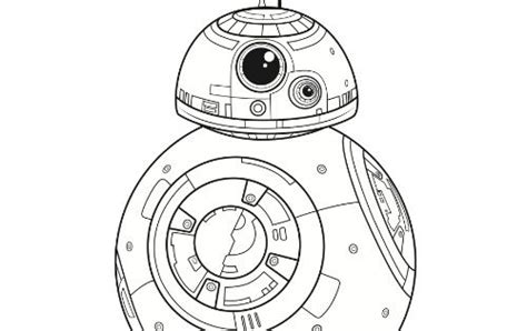 star wars bb coloring pages  force awakens bb  coloring