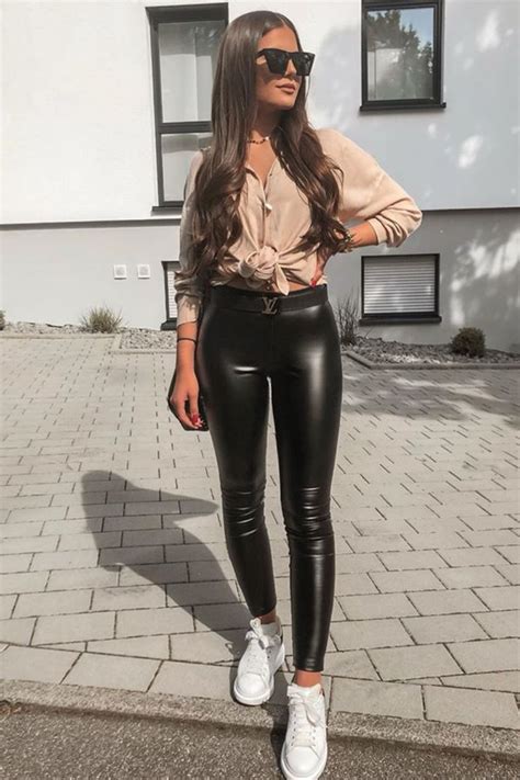 Review Of How To Style Leather Leggings For Work Ideas