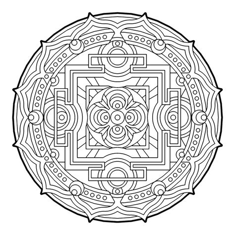 sacred geometry coloring pages  getcoloringscom  printable