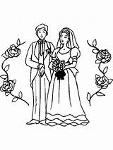 Coloring Kids Fun Marry Weddings Pages Het Trouwen Voor Wedding sketch template
