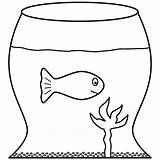 Fish Bowl Goldfish Coloring Clipart Template Cliparts Printable Clip Sheet Library Pages Clipartix Templet Bony Big Gif Popular sketch template
