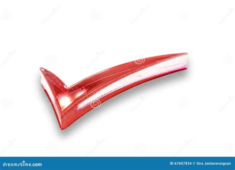 red check mark isolated stock photo image  form achievement
