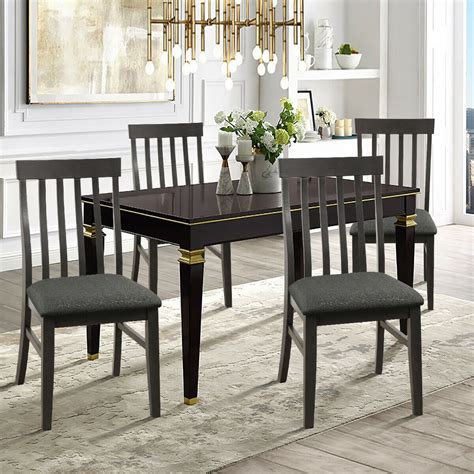 set   wood dining chair costway