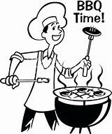 Bbq Clipart Cookout Barbecue Family Grill Drawing Pit Clip Cartoon Cliparts Getdrawings Cooking Barbecuing Cook Library Picnic Time Kid Party sketch template