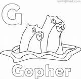 Coloring Pages Sheets Gopher Pdf Kids Coloringfolder sketch template
