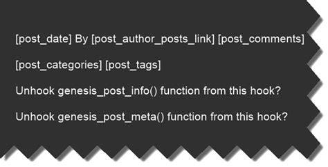 ways  remove post meta post info links