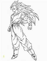 Coloring Pages Saiyan Gotenks Super Goku Divyajanani sketch template