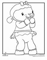 Doc Mcstuffins Coloring Pages Da Printable Colorare Dottoressa Peluche Disegni Disney Colouring Lambie Lamb Kids Junior Book Clipart Cartoon Della sketch template