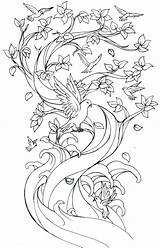 Coloring Tree Cherry Blossom Tattoo Family Metacharis Japanese Deviantart Drawing Pages Designs Printable Tattoos Google Trees Adult Getdrawings Outline Colouring sketch template