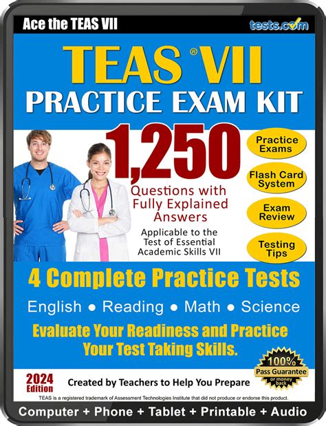 ati teas practice test printable web  test  essential academic