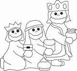 Coloring Pages Kings Celebrate Let Blogthis Email Twitter Magos Reyes sketch template