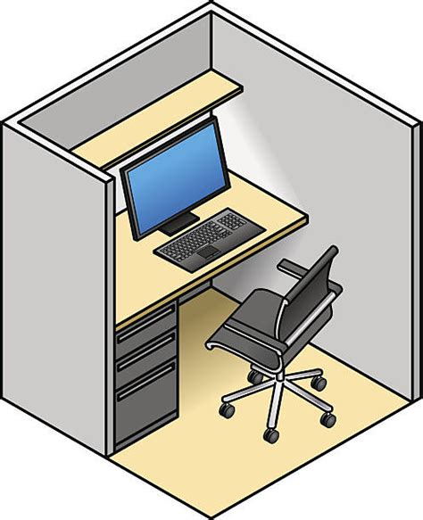 royalty free small cubicle clip art vector images and illustrations istock