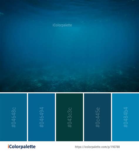 underwater color palette ideas   icolorpalette