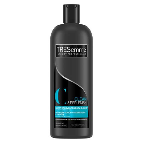 tresemme deep cleansing shampoo gently removes build  cleanse  replenish  daily