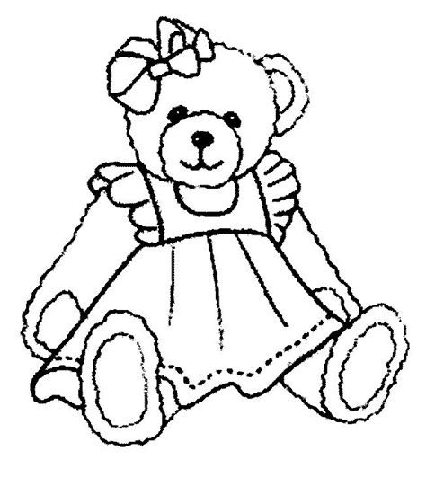 cute teddy bear coloring pages coloring home