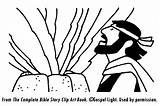 Elijah Baal Prophets Carmel Contest Coloringhome Missionbibleclass sketch template
