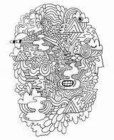 Doodles Doodle Zine Coloring Pages Abstract Cool Devastating Drawing Bryant Will Drawings School Music Zen Graphic Little Printable Draw Illustration sketch template