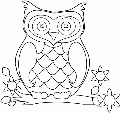 coloring pages  baby owls coloring pages