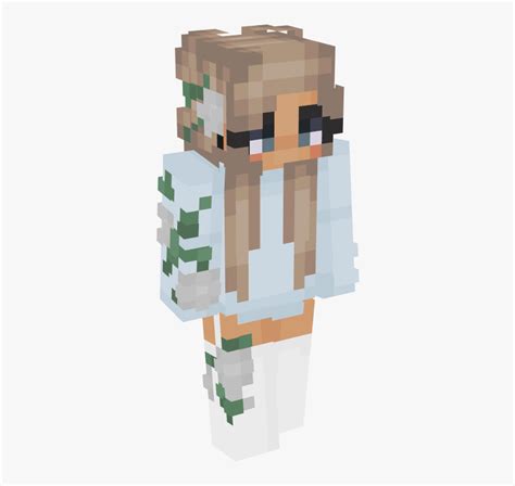 cute aesthetic downloadable minecraft girl skins template
