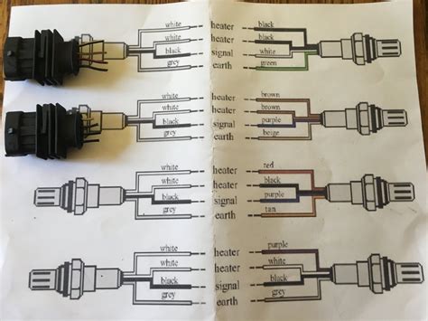 universal lambda sensor wiring diagram science  education