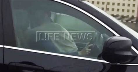 watch moment shocked motorist captures man having sex