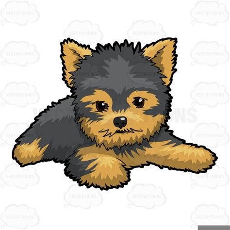 yorkie puppy clipart  images  clkercom vector clip art