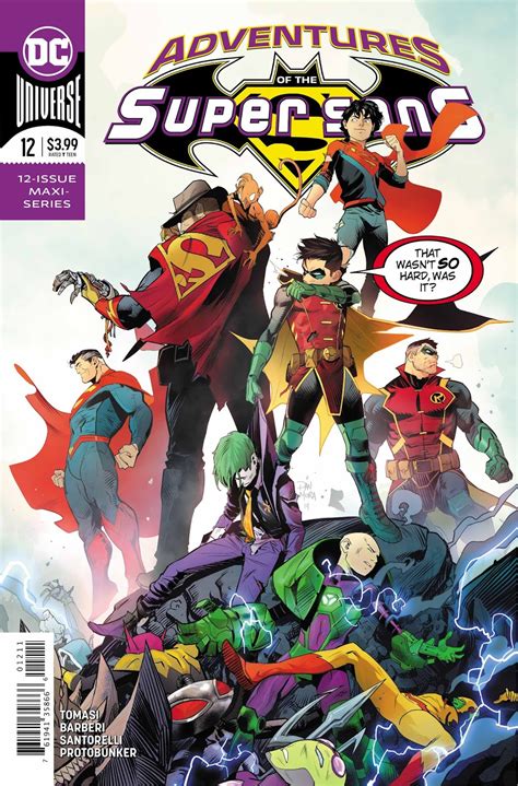 weird science dc comics adventures of the super sons 12 review
