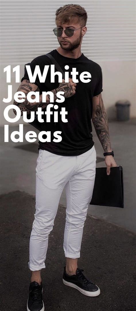 mens guide  styling white jeans outfits correctly white jeans men white jeans outfit