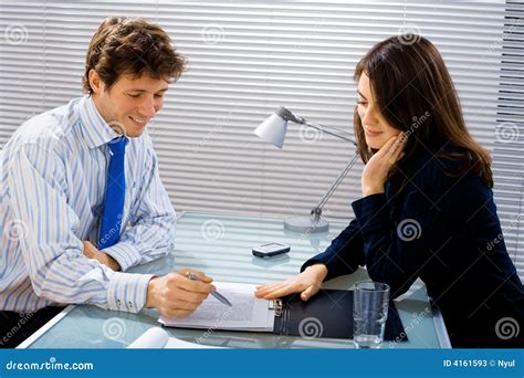 business advisor works stock image image of associates 4161593
