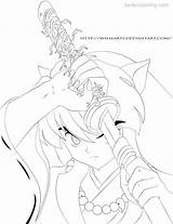 Inuyasha Coloring Pages Adults Kids Printable Color sketch template