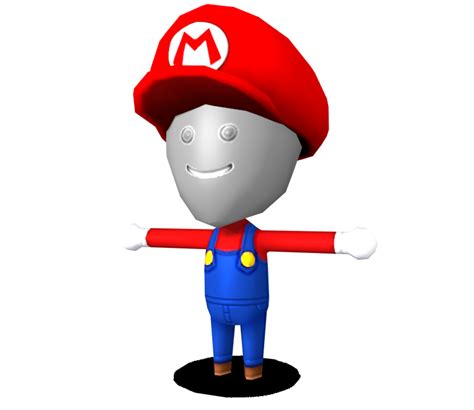 ds miitopia mario  models resource