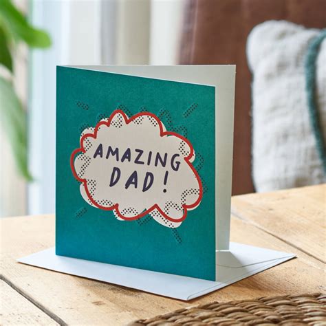 amazing dad card   lovely