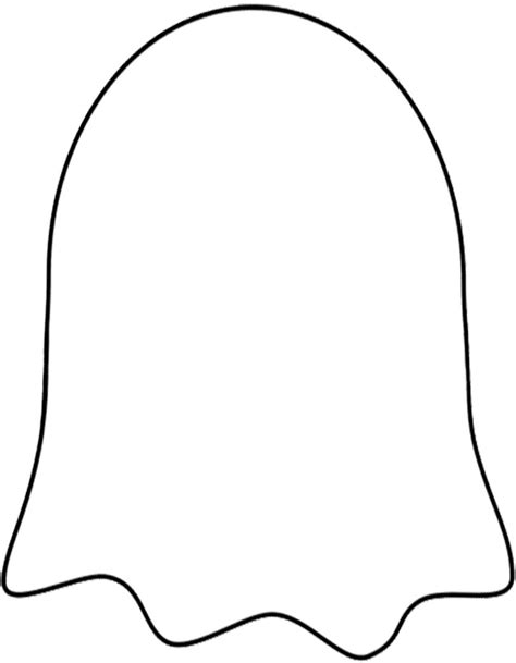 ghost outline printable