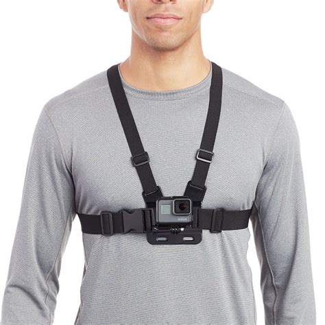 elastic adjustable head strap mount belt  chest belt mount kit  sports camera dragontouch