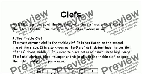 helpsheet clefs  sheet   file