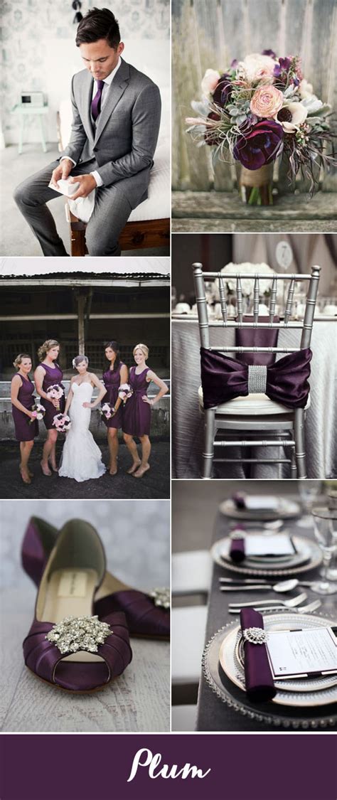 top 7 purple and grey wedding color palettes for 2017