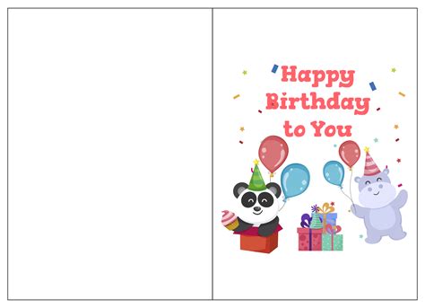 printable foldable happy birthday coloring card    ecard