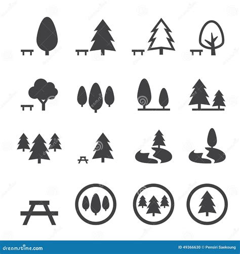 park icon stock vector image