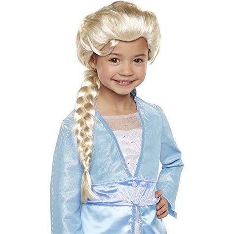 Disney Frozen 2 Elsa Wig 20 Long With Iconic Braid For Girls Costume
