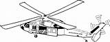 Helicopter Blackhawk Uh Clipartmag Huey Utility sketch template