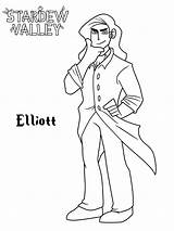 Stardew Elliott sketch template