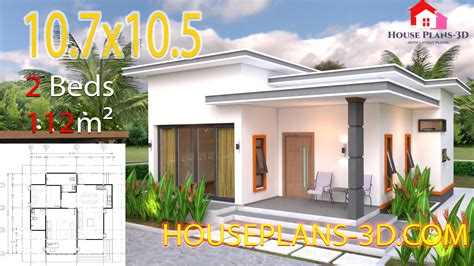 house plans    bedrooms flat roof house plans