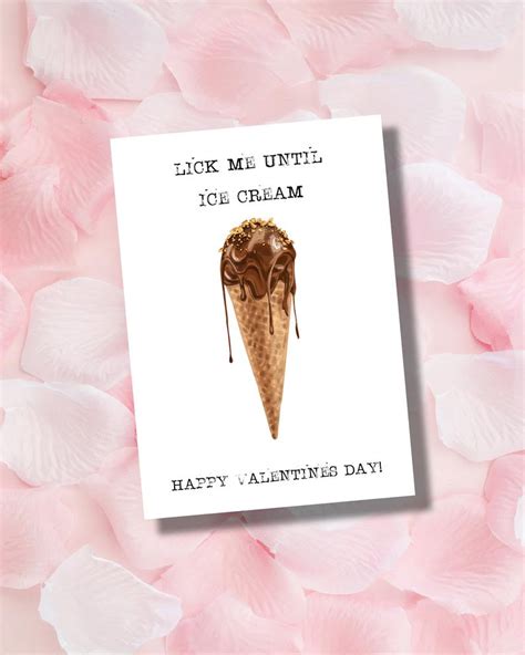 Digital Funny Naughty Valentines Day For Him Card Lick Me Etsy In